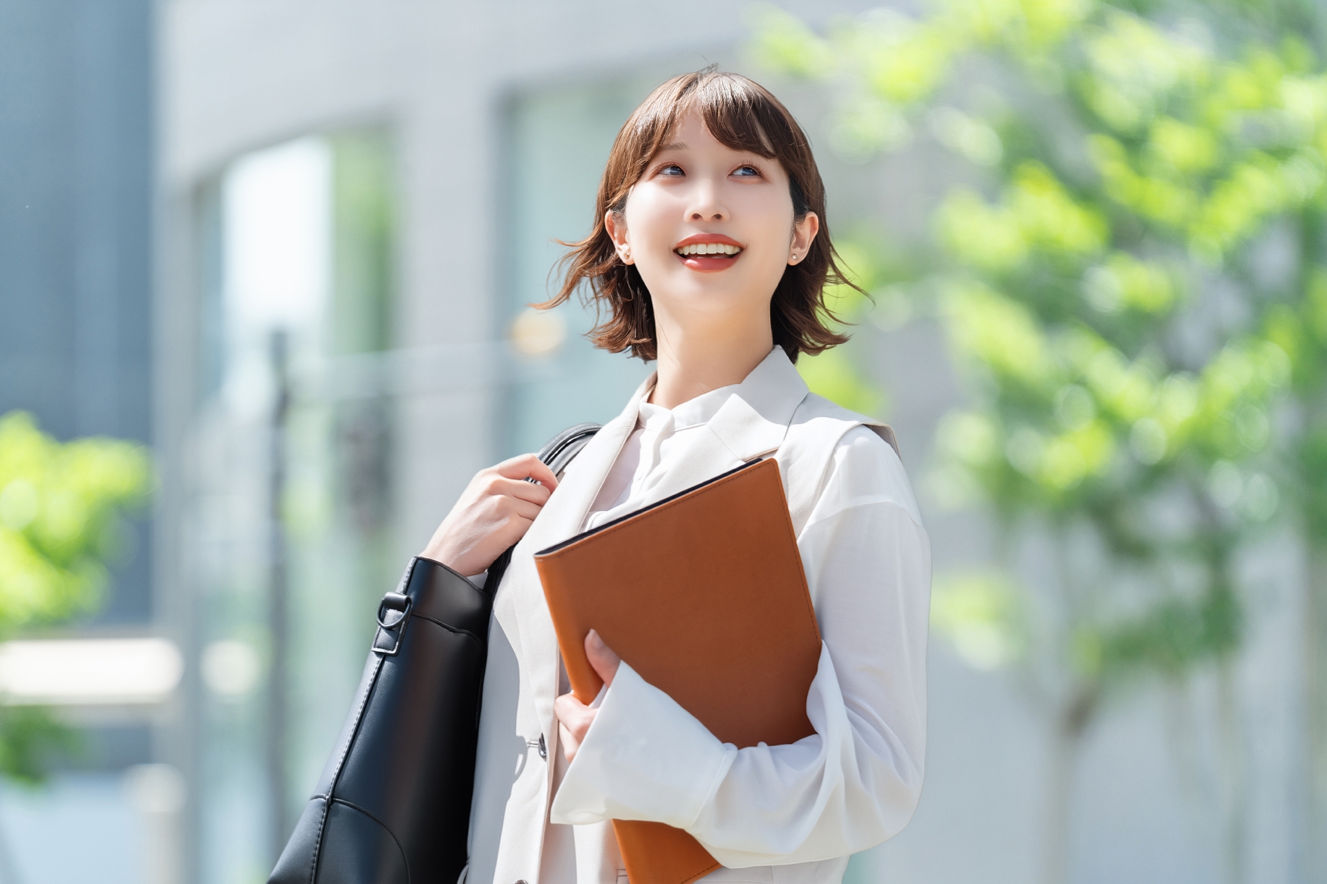 Business Woman with binder